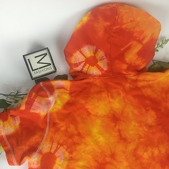 Karen Scott Sport tie dyed ss fz hoodie - Picture 11 of 16